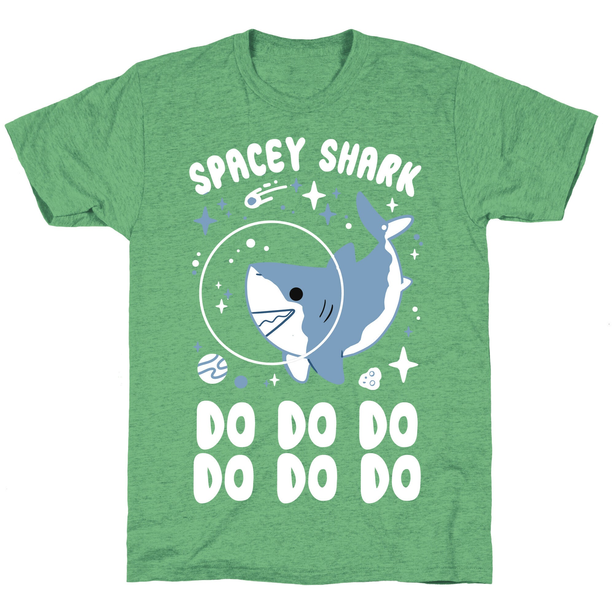 Spacey Shark Unisex Triblend Tee